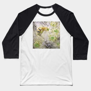 Honeybee - Dreaming Flowers - Blossoms Baseball T-Shirt